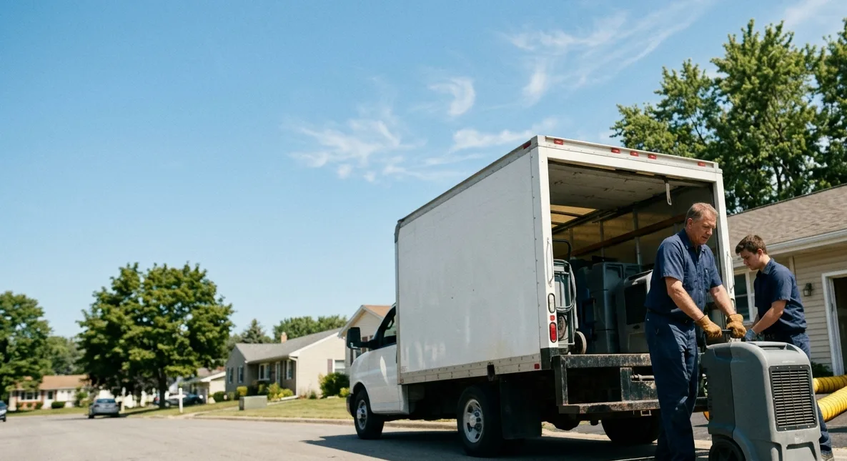 Water Damage Cleanup in Amesville, OH near me
